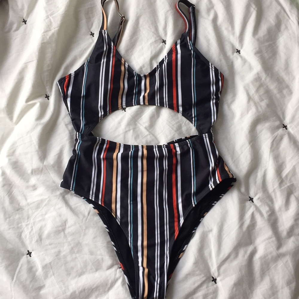 One piece swim.